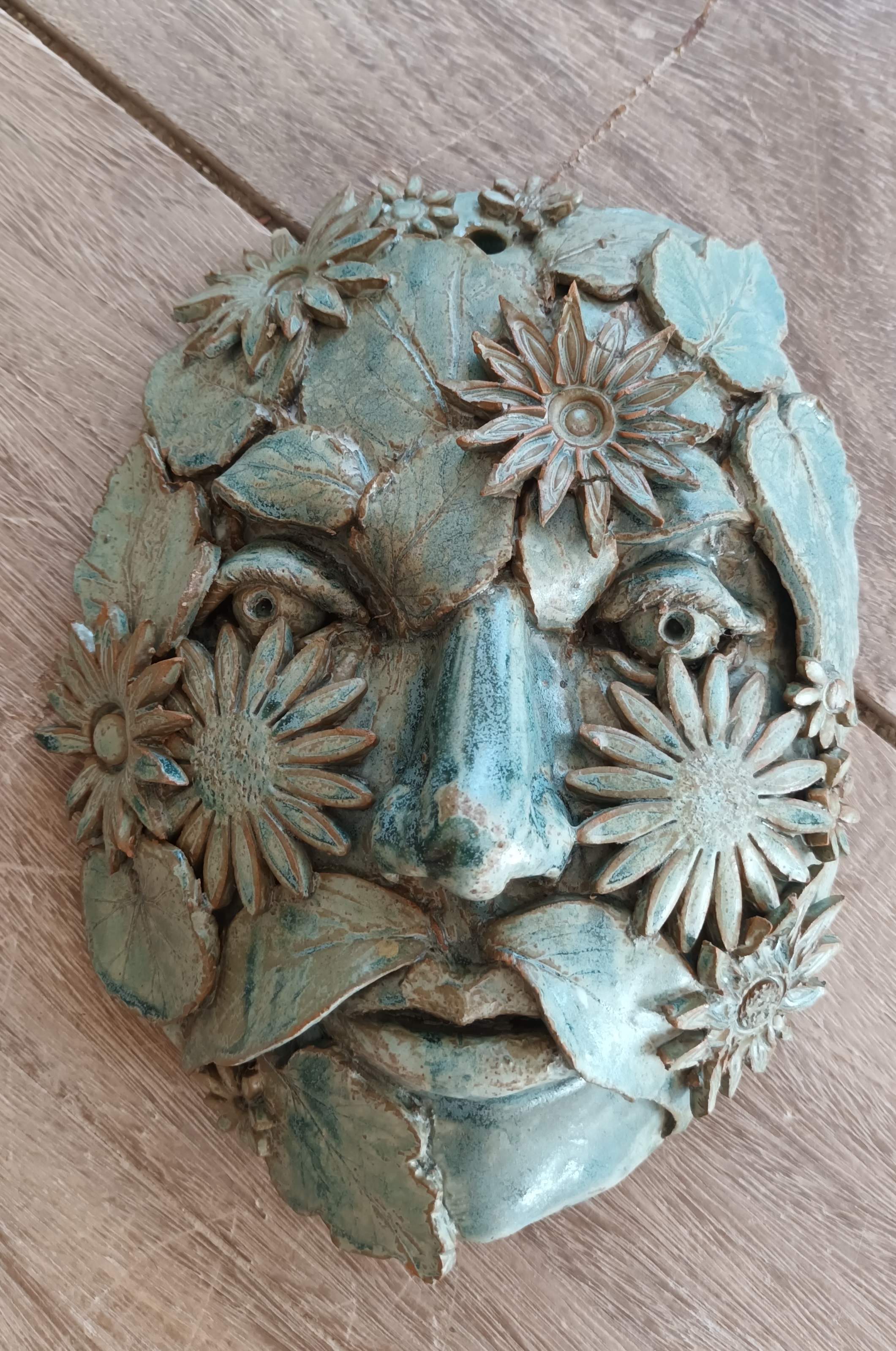 Course Image for Q000017A Pottery: Ceramic garden sculpture 3 - Green Man heads